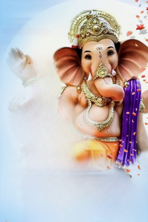 Happy Ganesh Chaturthi CB Picsart Editing Background For Ganpati Bappa
