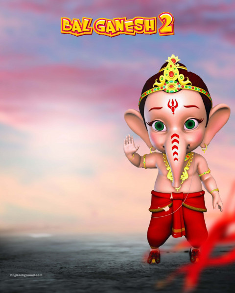 Happy Ganesh Chaturthi Editing Background HD