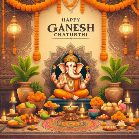 Happy Ganesh Chaturthi hd wallpapers for mobile