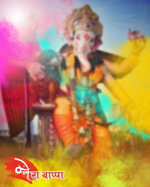 Happy Ganesh Chaturthi Photo Editing CB PicsArt New Background Free
