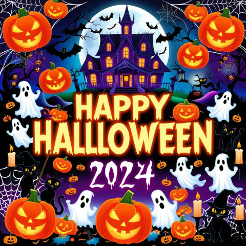 Happy Halloween 2024 haunted house Pictures
