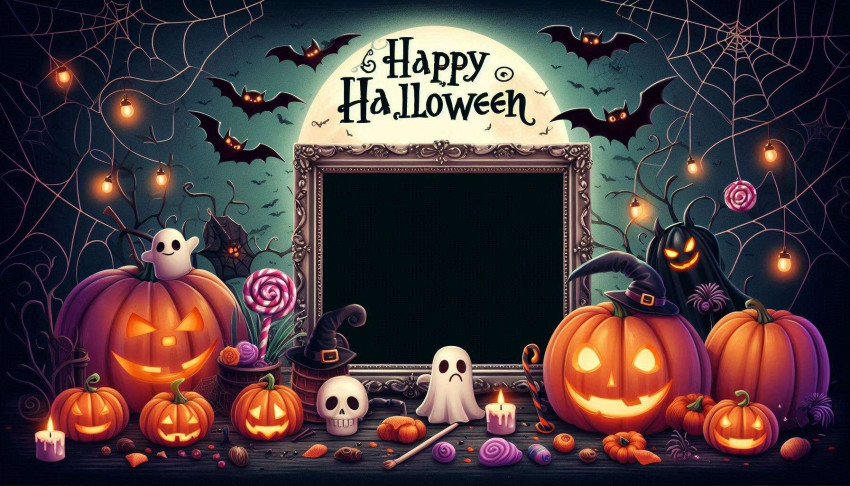 Happy Halloween photo frames for whatsapp
