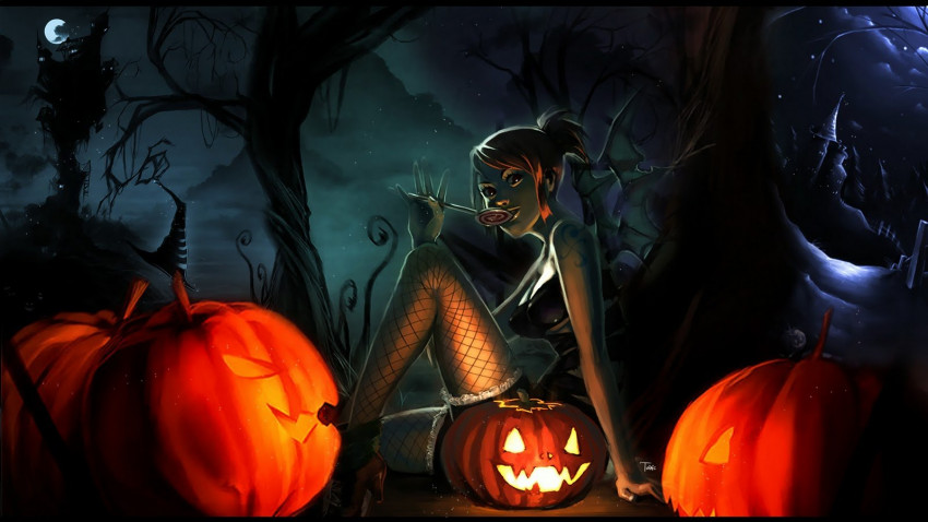 Happy Halloween Pumpkin Background Wallpaper