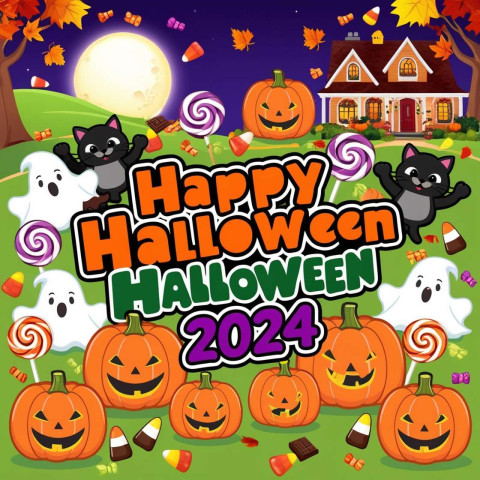 Happy Halloween spooky Wallpaper Download