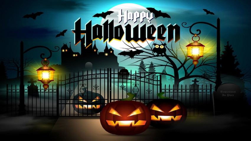 Happy Halloween Wishes Background Wallpapers