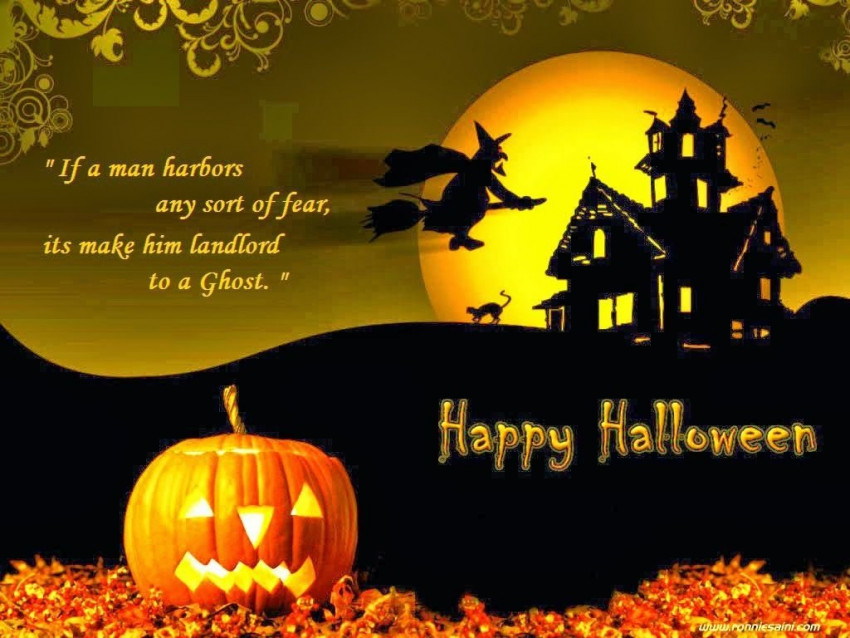 Happy Halloween Wishes Background Wallpapers