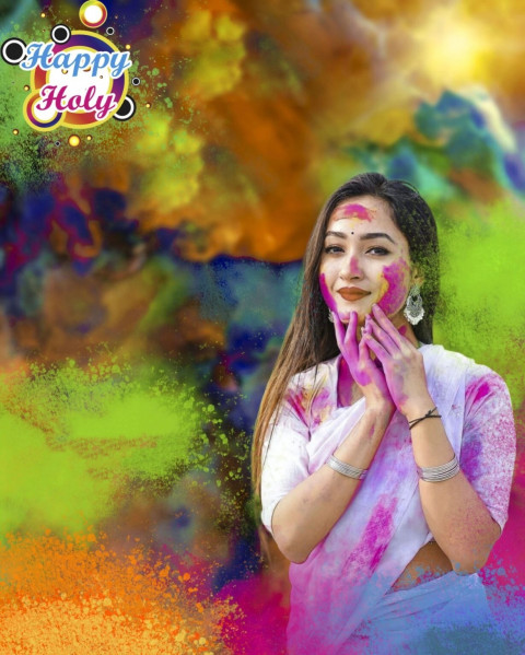 Happy Holi CB Editing Background For Picsart Pic