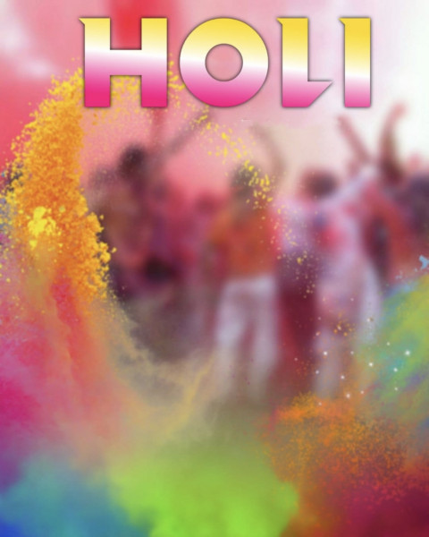 Happy Holi CB Picsart Background For Photo Editing Full HD