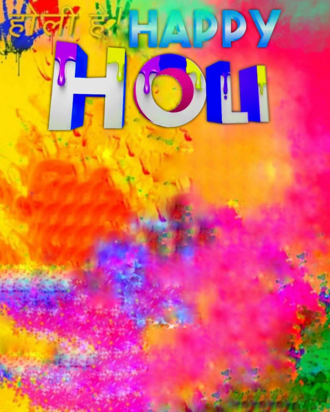 Happy Holi CB Picsart Background For Photo Editing Pic