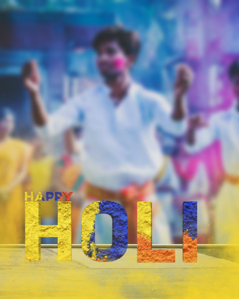 Happy Holi Color Rang Editing CB PicsArt Background For Photoshop