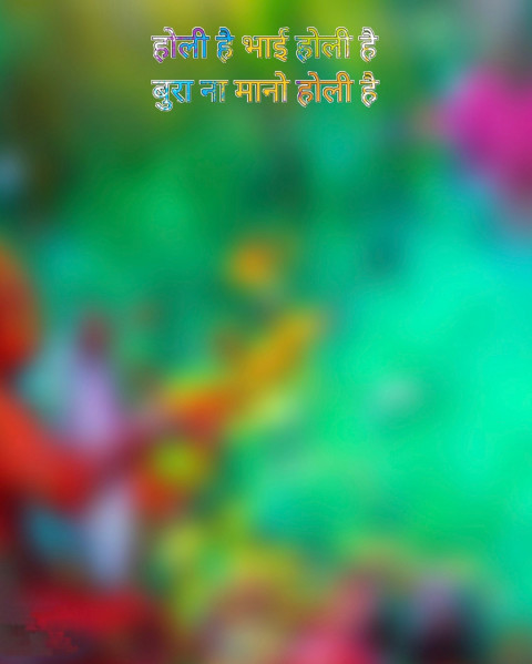 Happy Holi Colorful Photo Editing CB Background