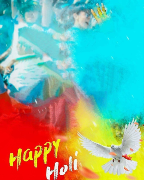 Happy Holi Colourful Cb Background HD For Photoshop & Picsart Editing