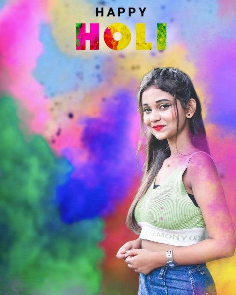 Happy Holi Editing Background For CB Picsart Free