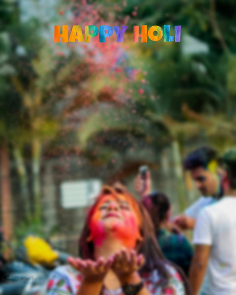 Happy Holi Photo Editing Background Download  HD