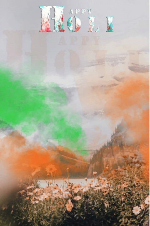 Happy Holi Photo Editing Colorful Background For Photoshop & Picsart
