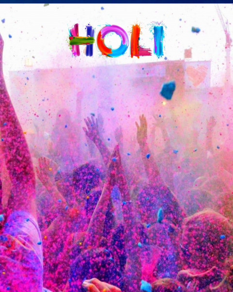 Happy Holi Photoshop Editing  Background Download