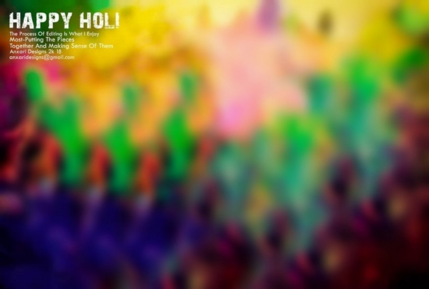 Happy Holi Picsart Photo Editing Background Download Free