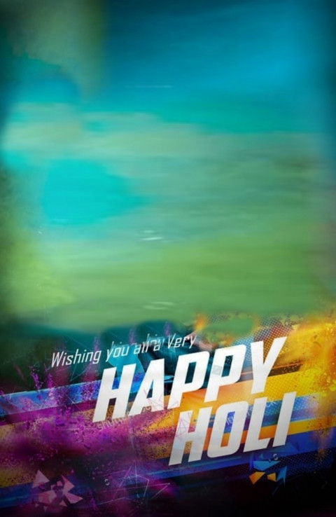 Happy Holi Picsart Photo Editing Background Download Free