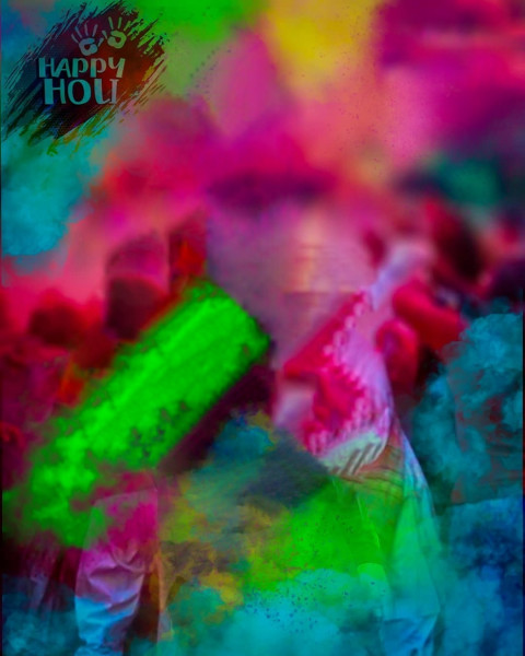 Happy Holi Special Photo Editing Background