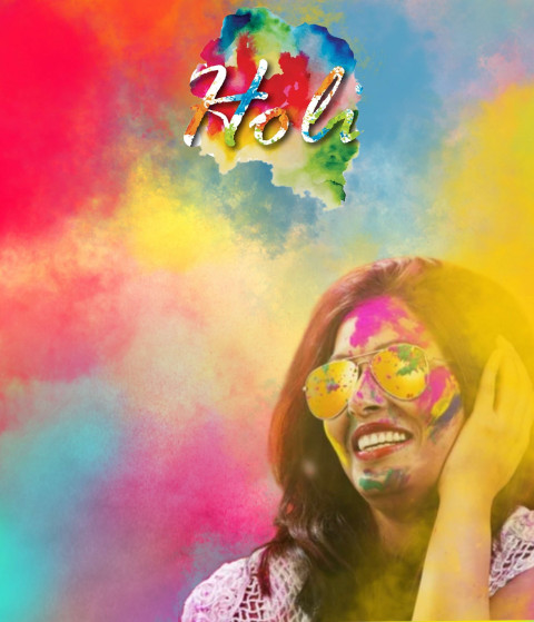 Happy Holi Special Photo Editing Background  Full HD