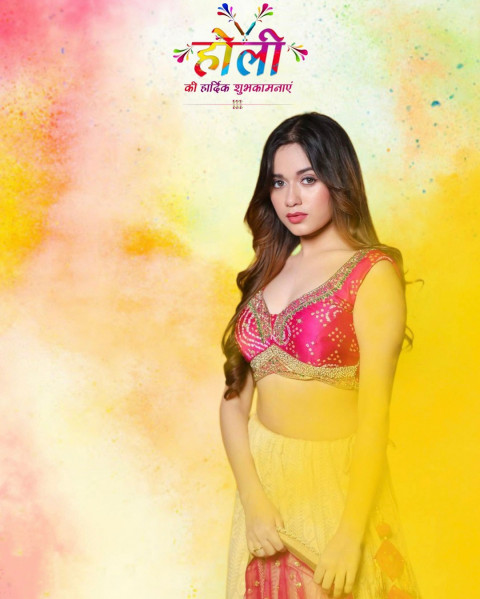 Happy Holi special Photo Editing Background With Girl New