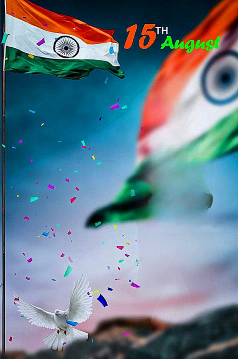 Happy Independence Day Background For Picsart Full HD Pic