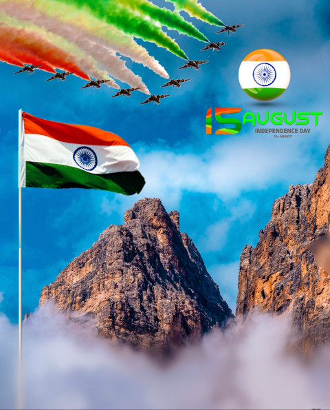 Happy Independence Day Editing HD Background For CB Picsart