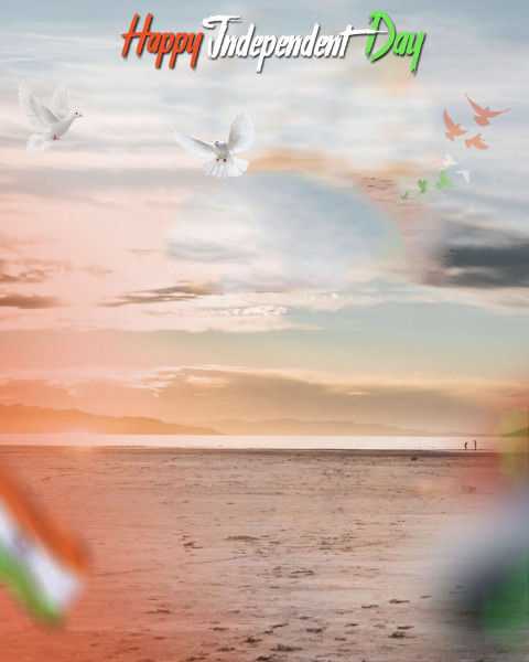 Happy Independence Day HD Background For 15 August Photo Editing Free
