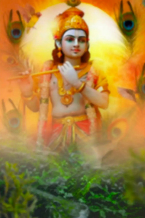 Happy Krishna Janmashtami CB Photo Editing Background HD New