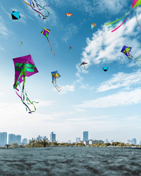 Happy Makar Sankranti Editing Background For Picsart & Photoshop Full HD
