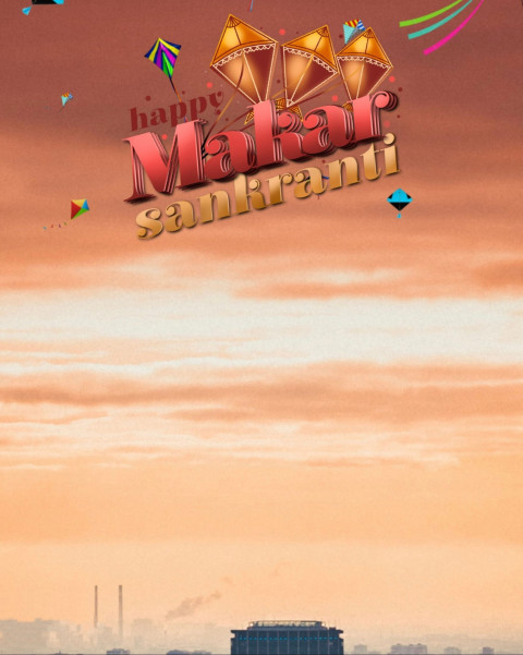 Happy Makar Sankranti Editing Background For Picsart & Photoshop Viral