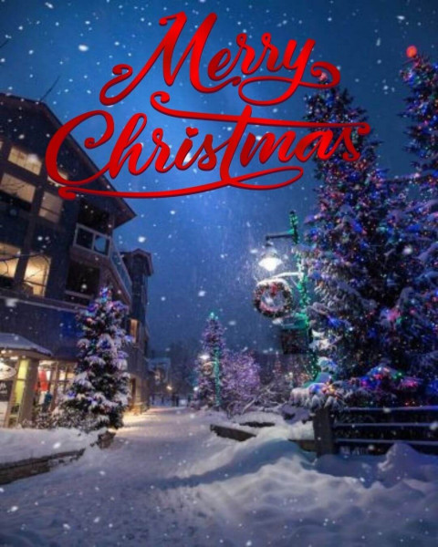 Happy Merry Christmas Background For Editing CB Photoshop