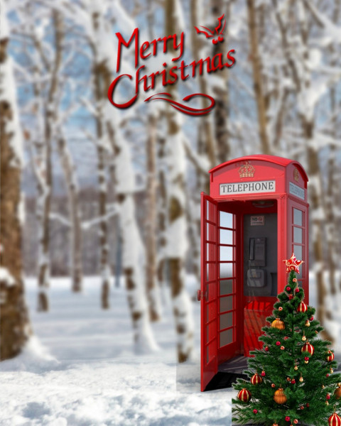 Happy Merry Christmas Background For Editing CB Picsart Photo