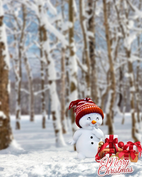 Happy Merry Christmas Background For Editing CB Picsart Photo