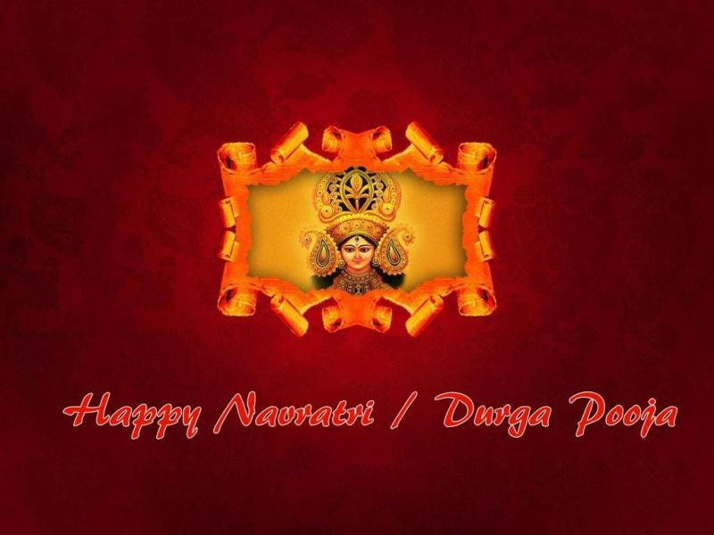 Happy Navratri Durga Puja Wishes Photos Images Pic HD