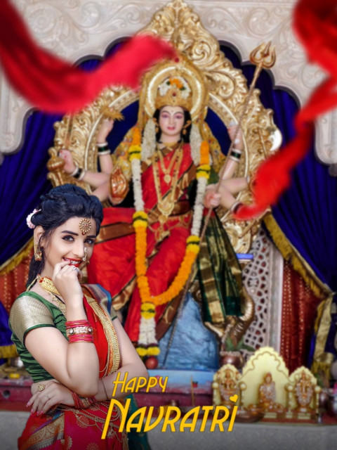 Happy Navratri HD Background For Snapseed Photo Editing Free