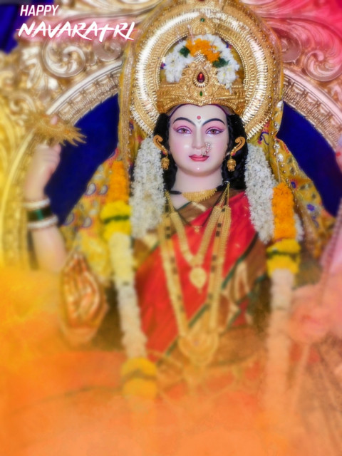 Happy Navratri HD Background For Snapseed Photo Editing Image
