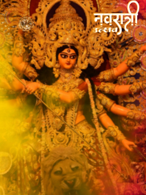 Happy Navratri HD Background For Snapseed Photo Editing Images
