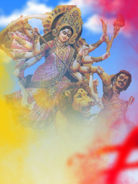 Happy Navratri HD Background For Snapseed Photo Editing Pic