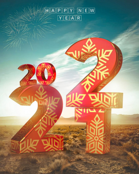 Happy New Year 2022 Background CB Picsart Editing HD