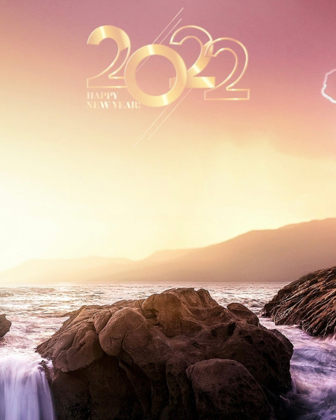 Happy New Year 2022 Background For Editing PicsArt CB