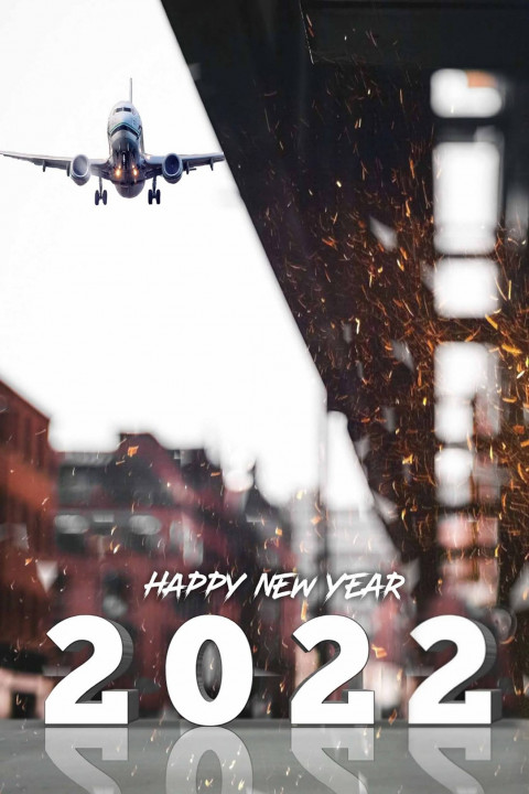 Happy New Year 2022 Background New Photoshop CB
