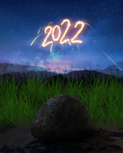 Happy New Year 2022 CB Editing Grass Background HD