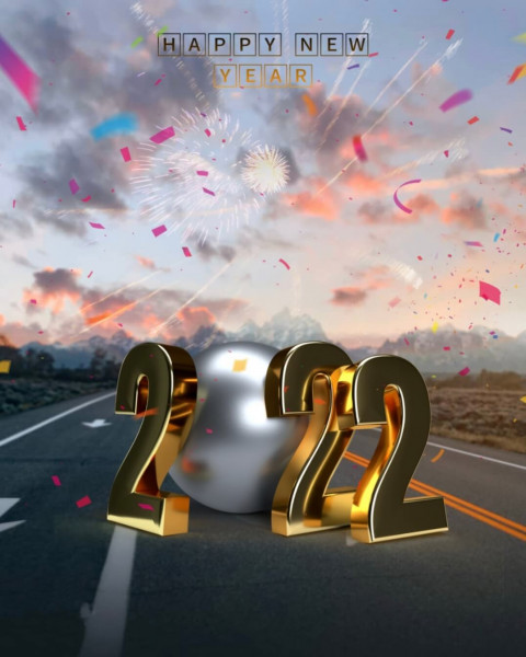 Happy New Year 2022 CB PicsArt Editing Background Free