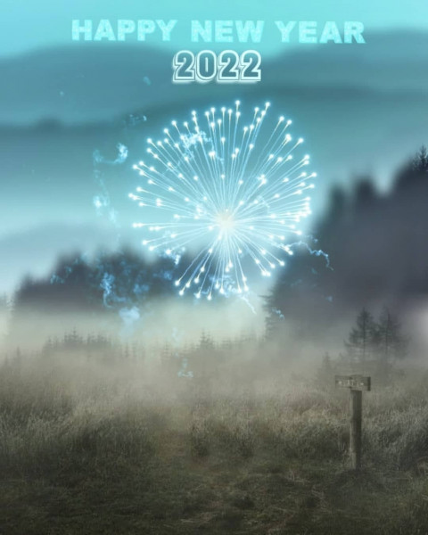 Happy New Year 2022 Editing Background Picsart