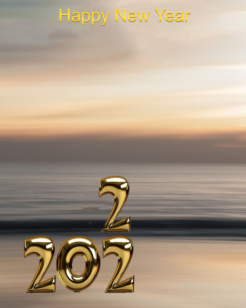 Happy New Year 2022 Online Background HD For CB Photoshop Editing