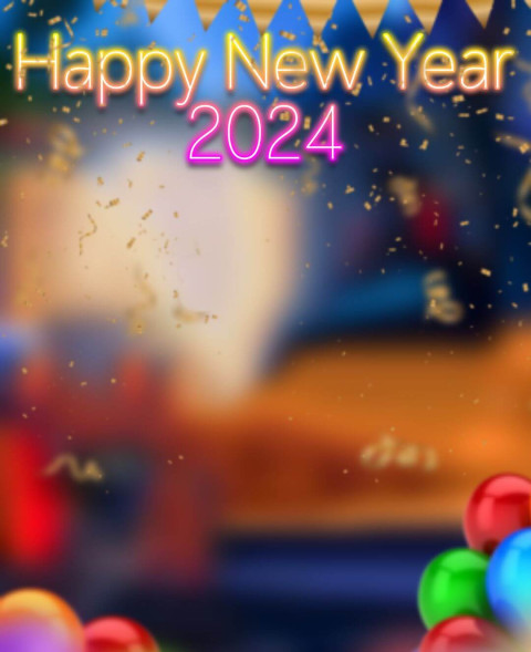 Happy New Year 2024 Background For Editing Images Hd Stock