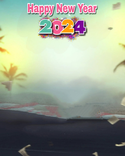 Happy New Year 2024 Editing Firework Background Full HD