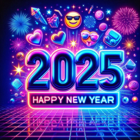 Happy New Year 2025 Cb Edit Background Free Photo Hd