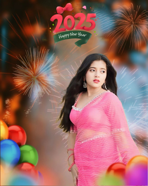 Happy New Year 2025 Picsart Editing Background